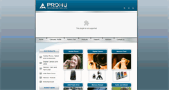 Desktop Screenshot of prohu.com